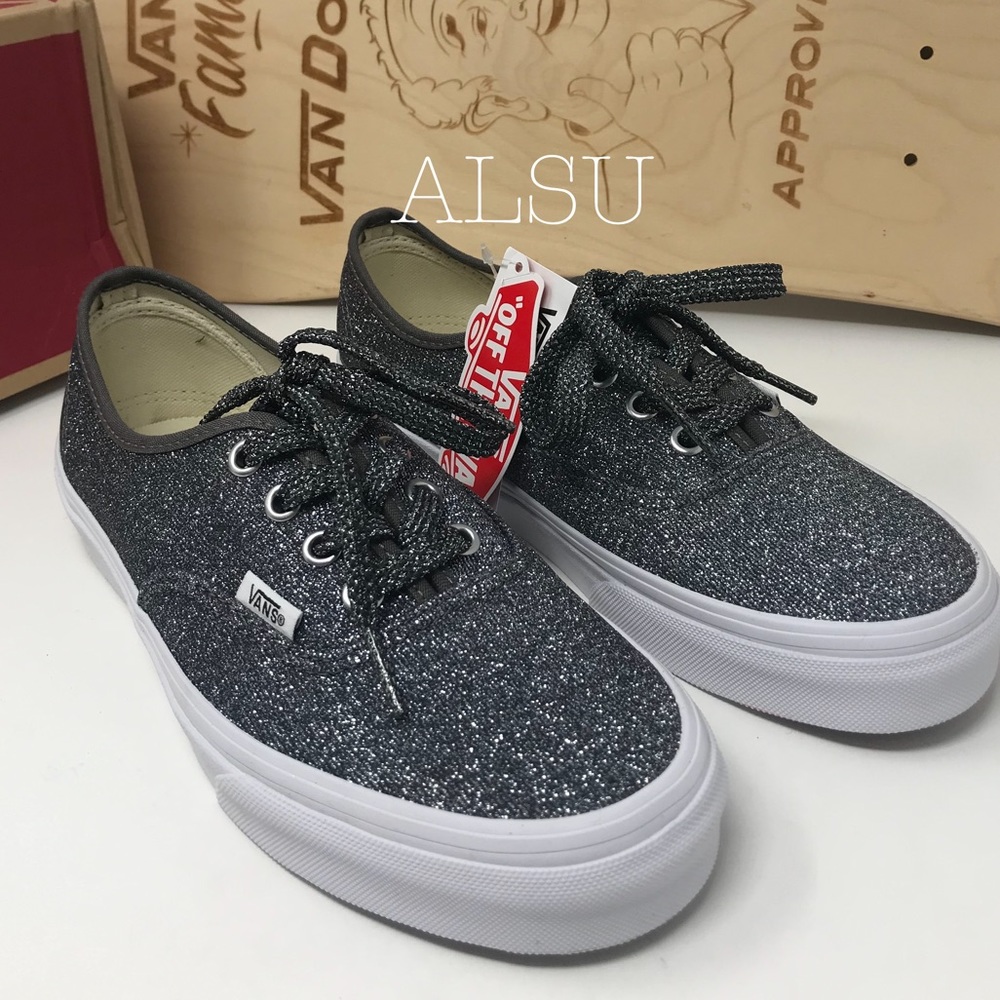 VANS Authentic Lurex Glitter Black W AUTHENTIC - Picture 3 of 8